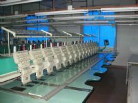 中豪刺繡電腦二手機交易市場-廣州市增城新塘匯美工業區-繡花機械。進口田島。百靈達。韓國機。大量國產繡花機。三合一特種繡。二合一等-產品展廳